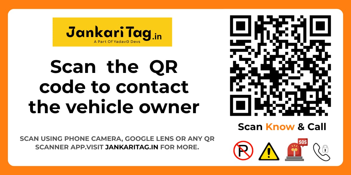 JankariTag Vehicle QR Sticker Preview